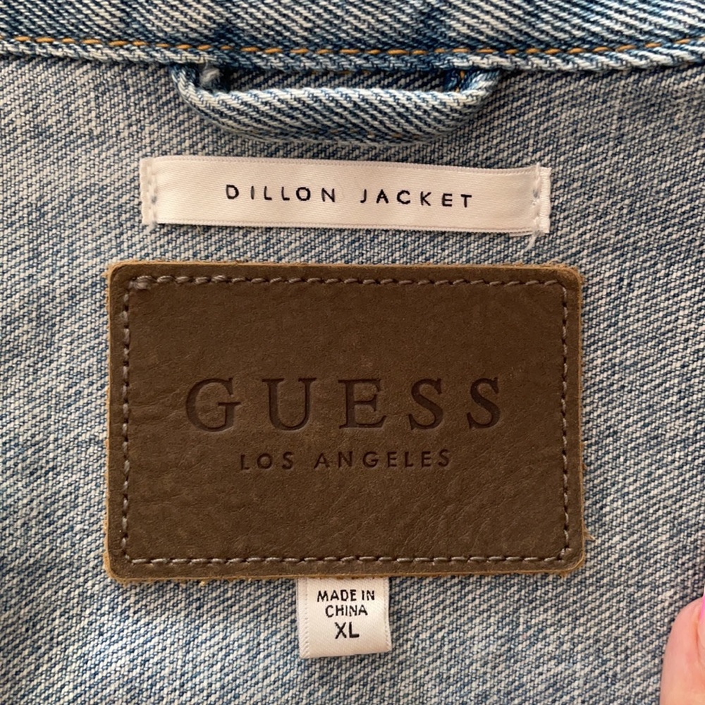 blue wash guess jacket - Picture 4 of 4